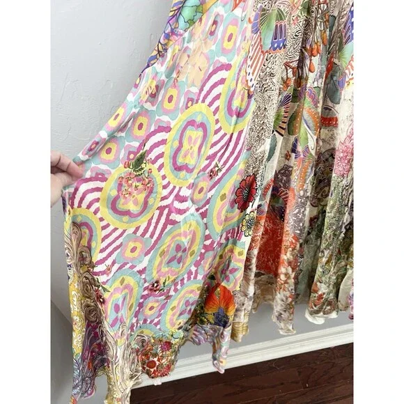 Johnny Was Multicolor Floral Maxi Dress - Picture 6 of 9